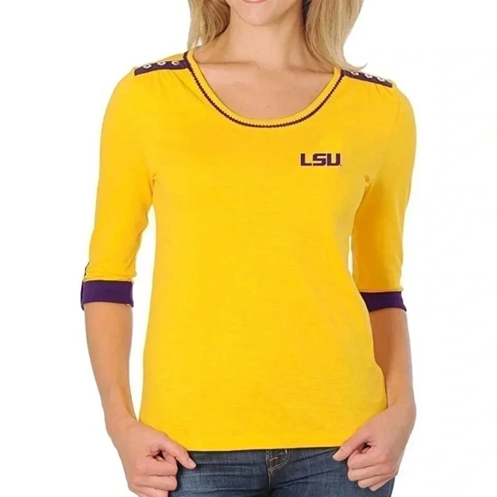 LSU Tigers NCAA UG Apparel Roll Up Top